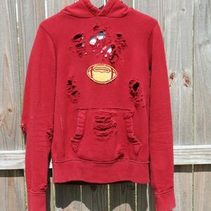 Distressed Abercrombie & Fitch Hoodie